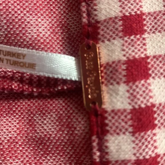 Red checkered pants from Free People SZ 6 - Picture 6 of 8